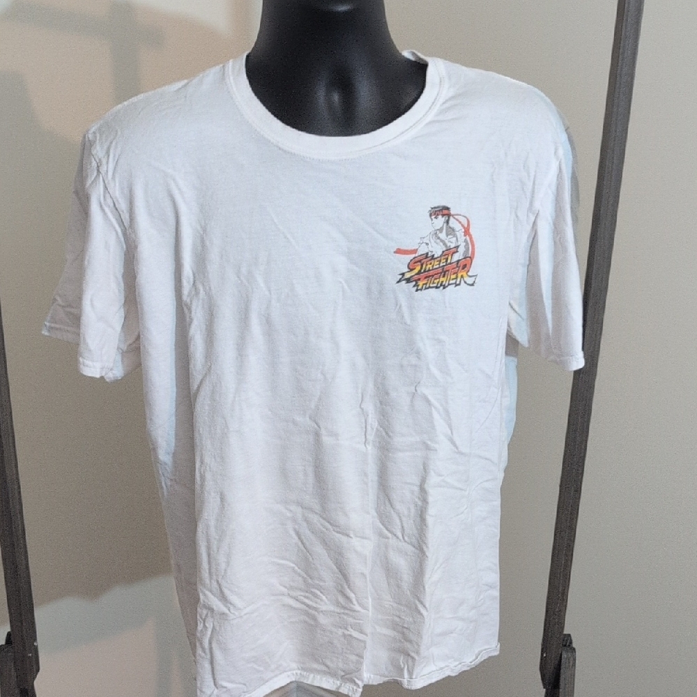 Capcom| Street Fighter White Short Sleeve T-Shirt
